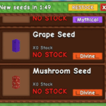 Mushroom trong Grow a Garden