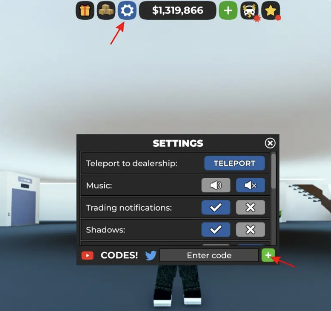 code Car Dealership Tycoon 