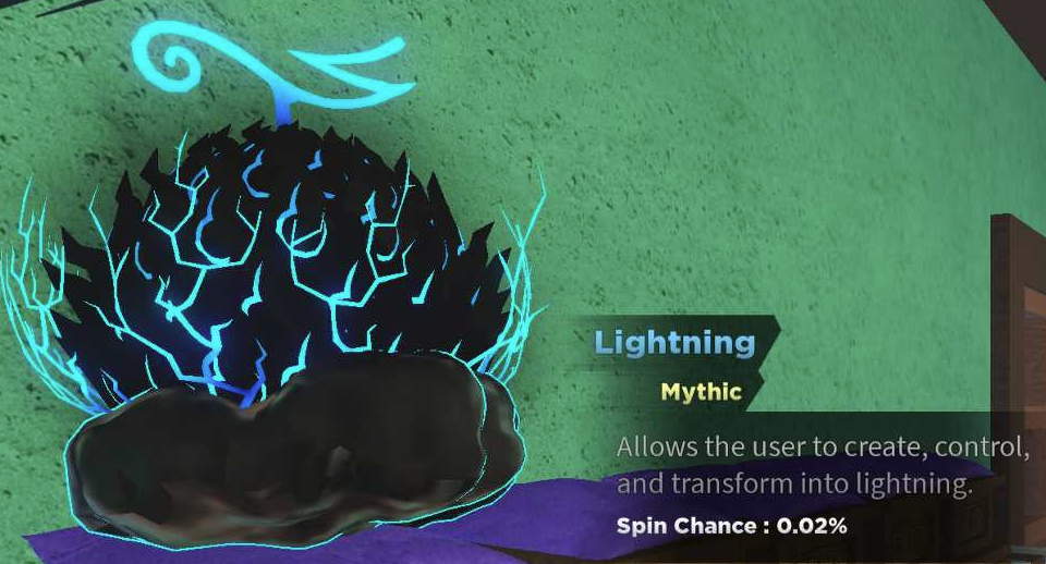 cách lấy Lightning trong Fruit Battlegrounds