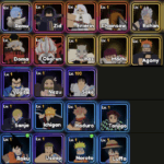 Unit Anime Saga tier list